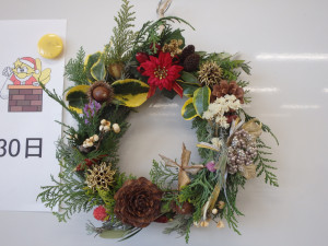 クリスマスリース写真