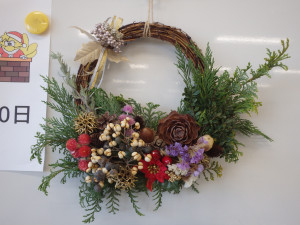 クリスマスリース写真